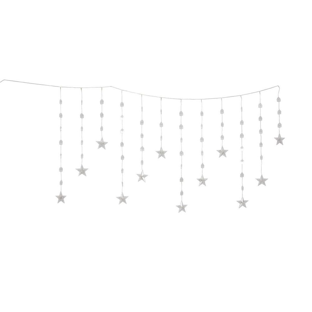 Rideau lumineux stalactite cadeau d'extérieur 1,50 m 120 led multicolore 8 fonctions sur secteur