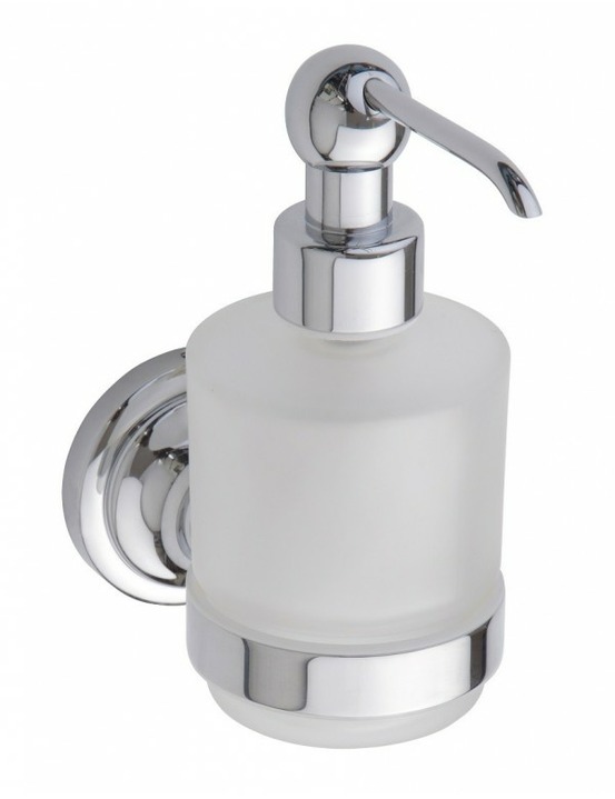 Distributeur de savon retro en verre 200 ml - 7x15x13,5 cm