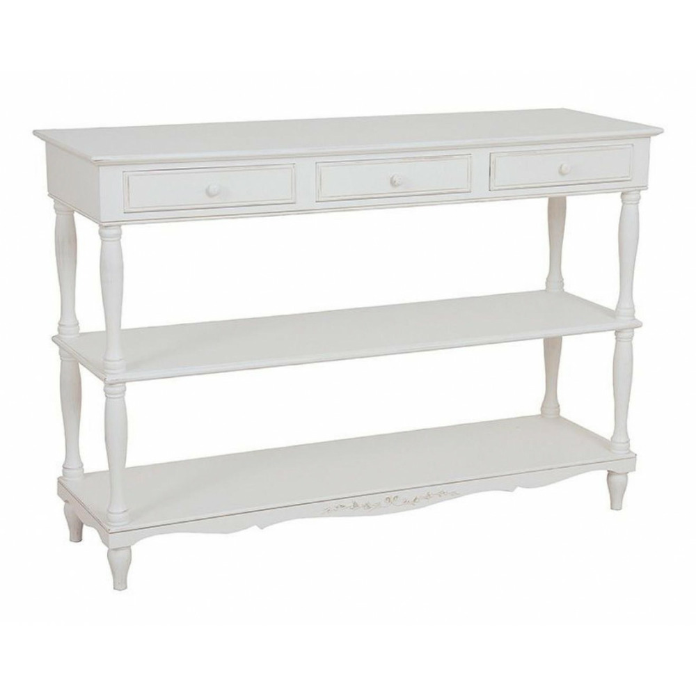 Table drapier mdf blanc - romance interior's