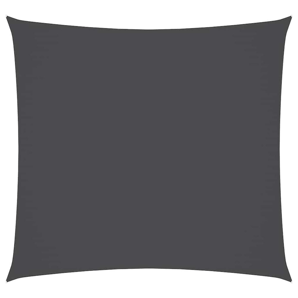 Parasol en tissu oxford carré 3x3 m anthracite