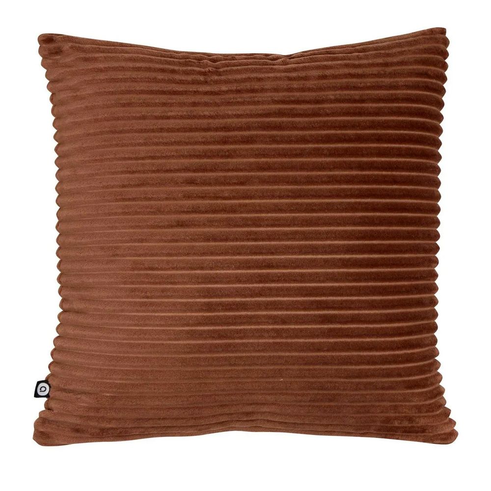Coussin en velours côtelé 