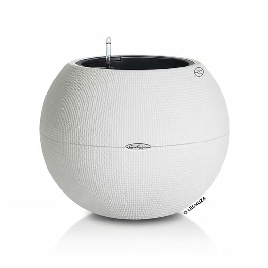 Jardinière puro color 50 all-in-one diamètre 50 cm blanc