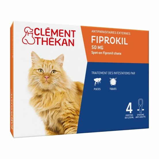 Fiprokil chat - clement thekan 4 pipettes