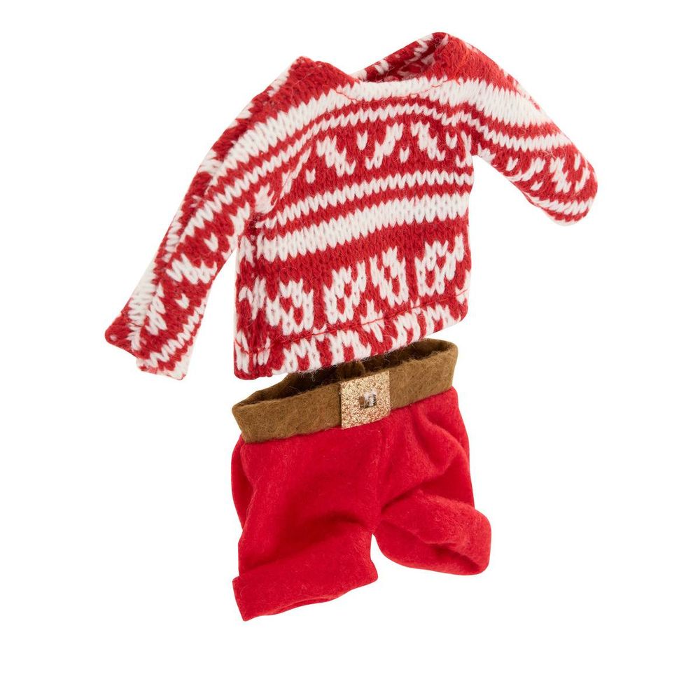Vêtements rouges pour lutin saperli 30 cm