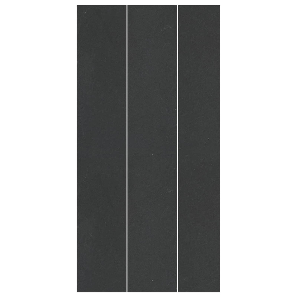 Tapis de piscine noir 750 x 372 x 0,1 cm tissu non tissé