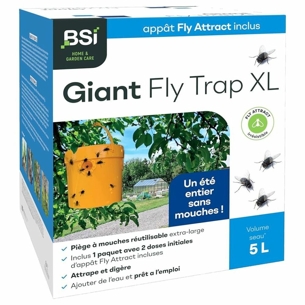 Fly trap xl - piège à mouches avec attractif (6x40 g)