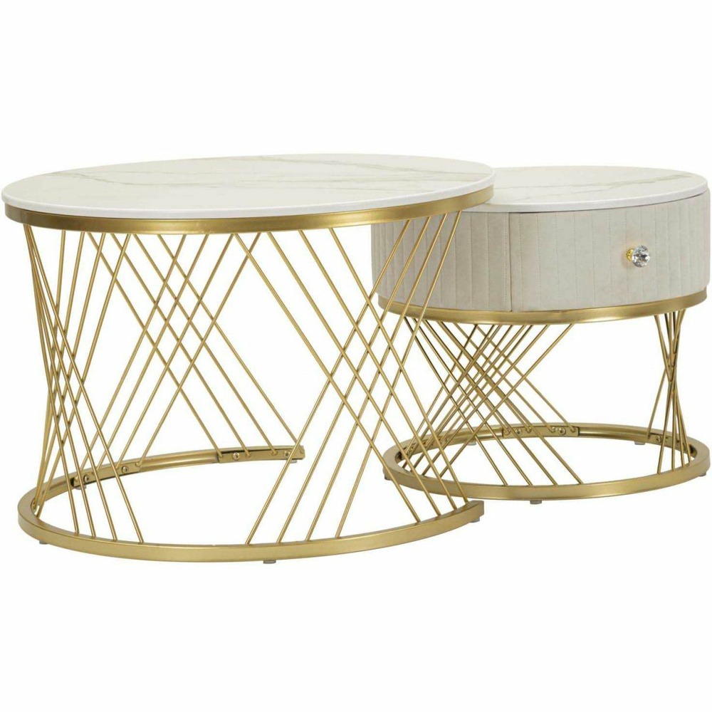 Set de 2 tables d'appoint gigognes en mdf votix