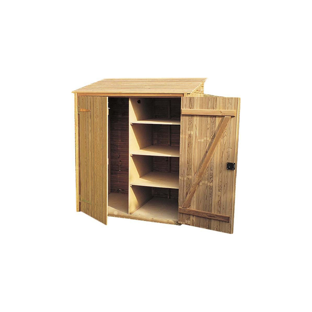 Armoire de jardin en pin 3 étagères krol