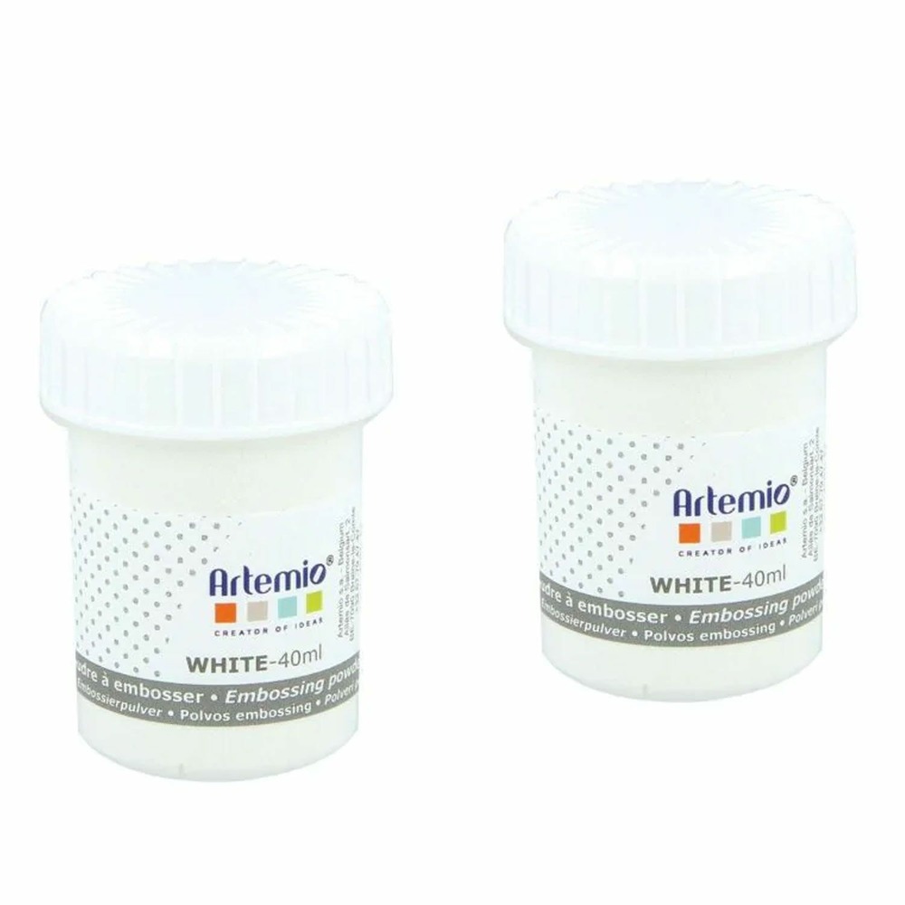 Poudre à embosser 80 ml - blanc