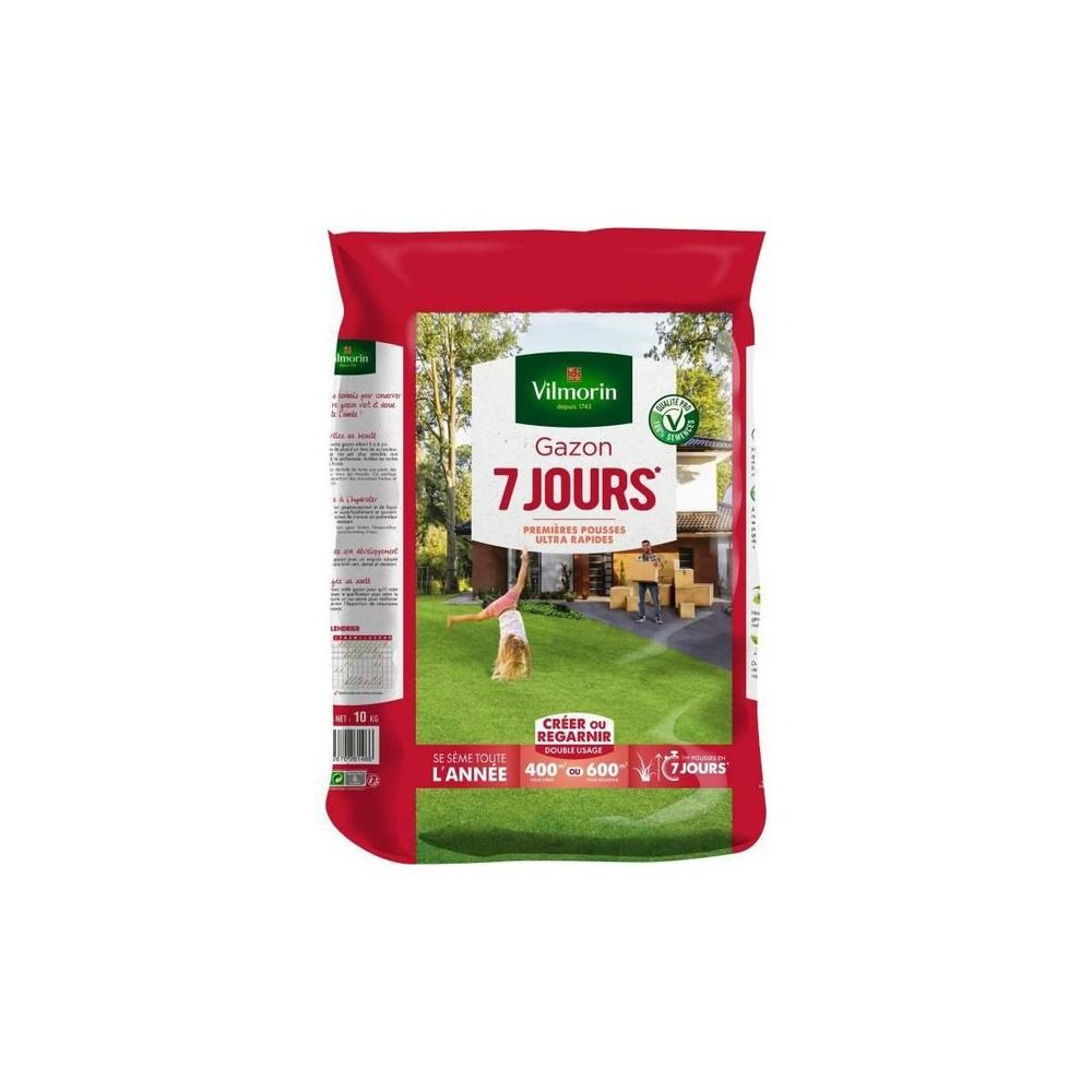 Gazon 7 jours- sac de 10 kgs