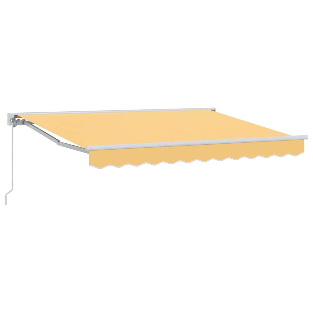Auvent rétractable manuel sable 3 x 2,5 m