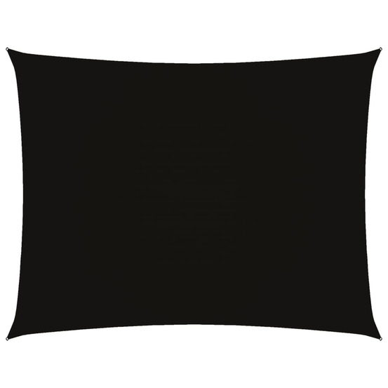 Voile de parasol tissu oxford rectangulaire 3x4,5 m noir