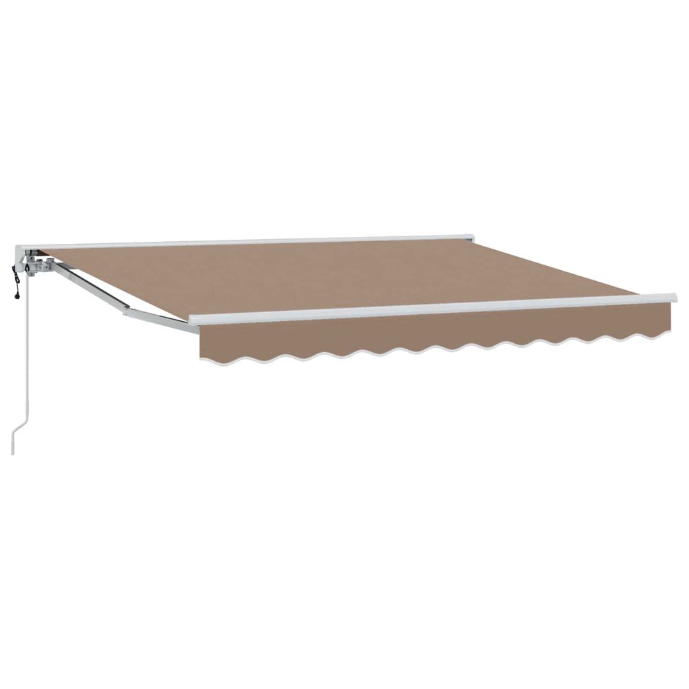 Auvent rétractable électrique taupe 3 x 2,5 m