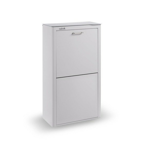 Poubelle cuisine de tri sélectif cubek, 4 compartiments de 20 litres.