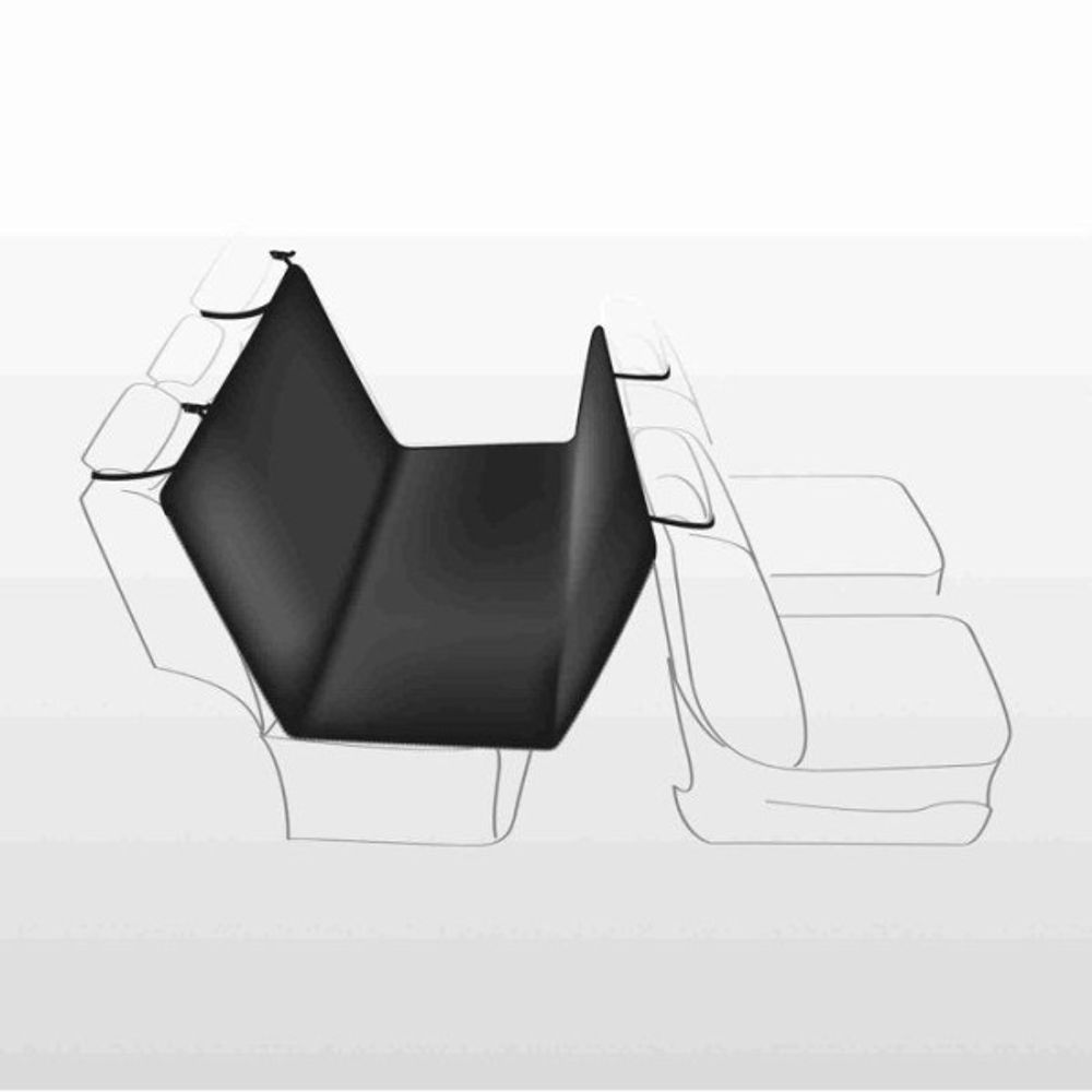 Couverture sièges de voiture noir 1,40 × 1,45 m