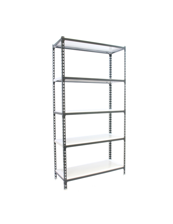 Etagère légère sans vis simonclick mini 5/400 antracite/blanc antracite/blanc 1800x800x400 - simonrack
