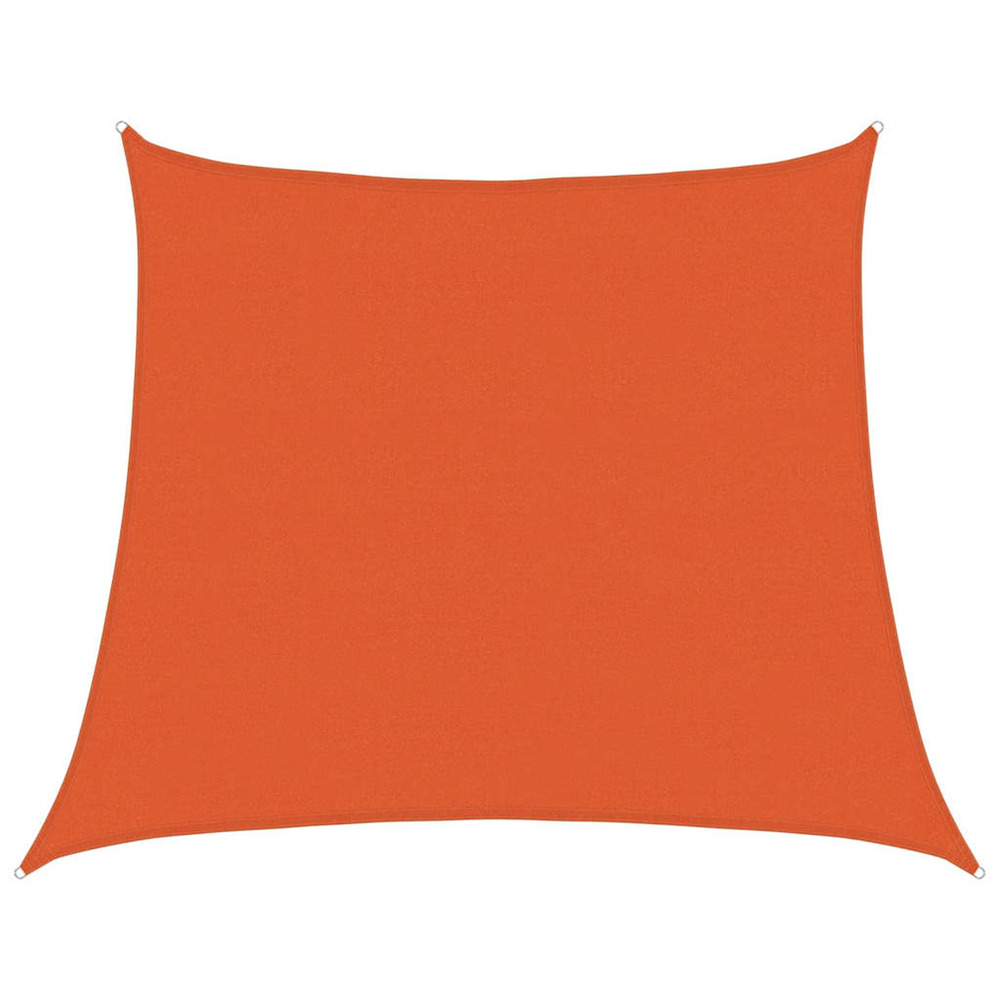 Voile d'ombrage 160 g/m² trapèze orange 4/5x4 m pehd
