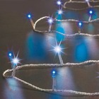 Guirlande lumineuse 50 mètres 500 led blanc & bleu et 8 jeux de lumière