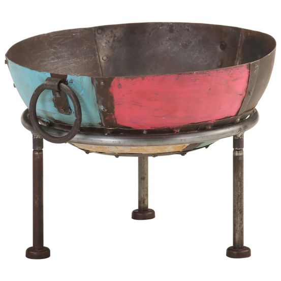 Foyer rustique coloré ø 40 cm fer