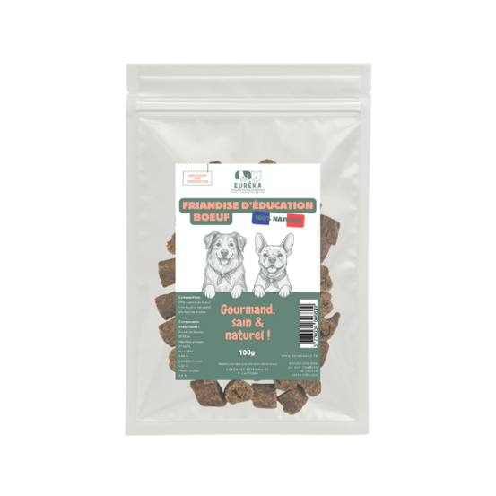 Friandises d'éducation au boeuf pour chien