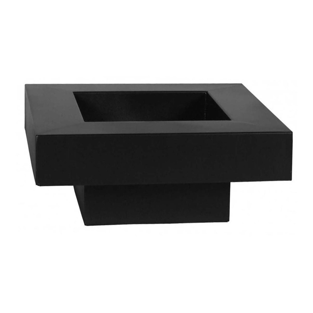 Brasero en acier peint plateau design 80 cm