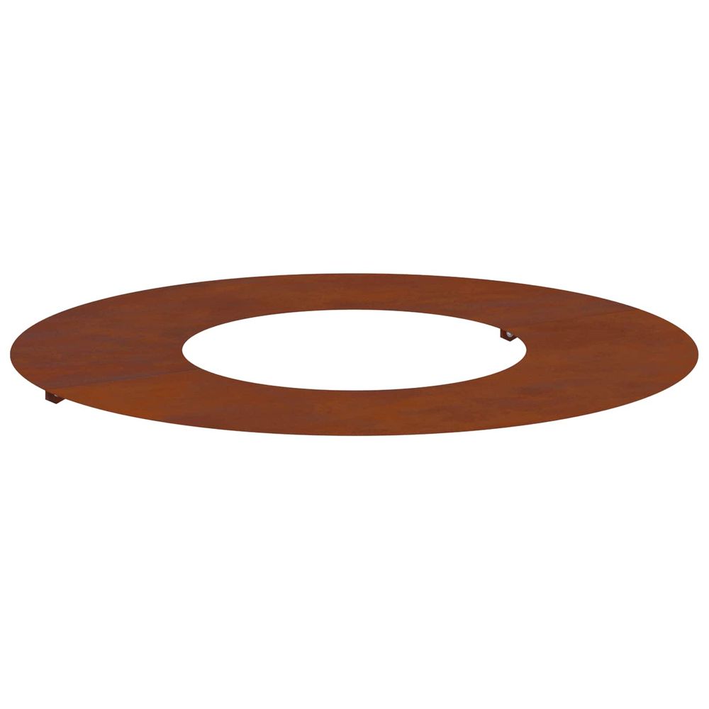 Adapté pour anneau d'arbre plat rouillé ø30/60 cm