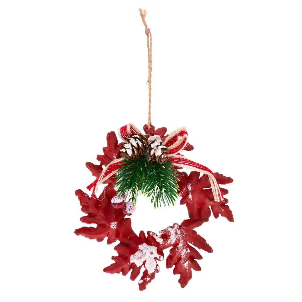 Sujet de noël couronne/flocon