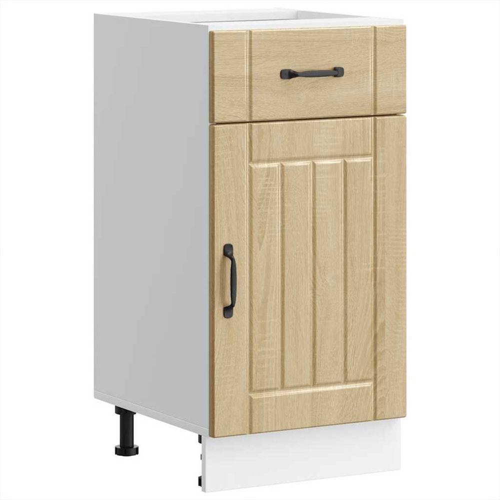 Armoire de cuisine lucca chêne sonoma bois ingénierie