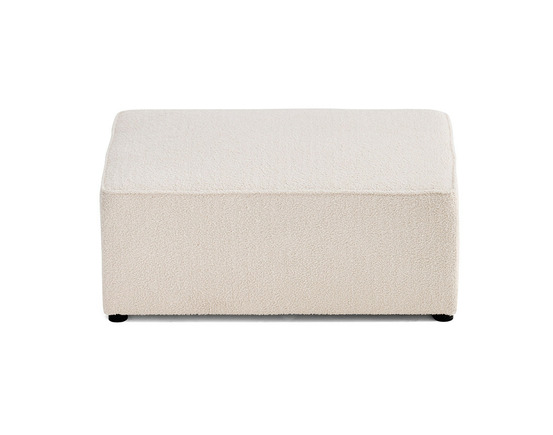 Topaze - pouf - en tissu bouclette