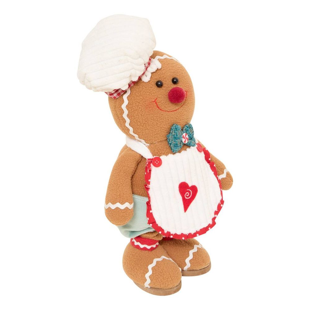 Bonhomme de noël en pain d'épices toquy h. 58 et 70 cm