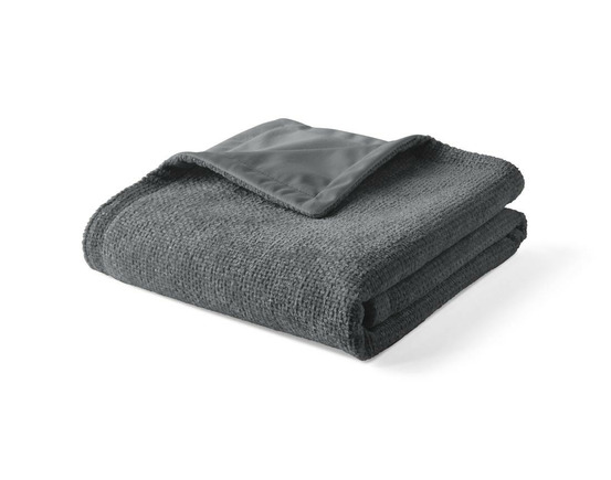 Paolo - plaid - 100x140 cm - en velours texturé et velours