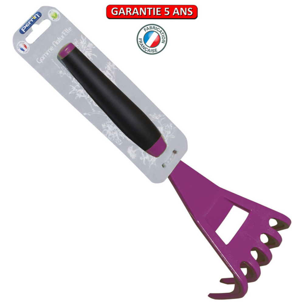 Rateau polyamide - framboisine
