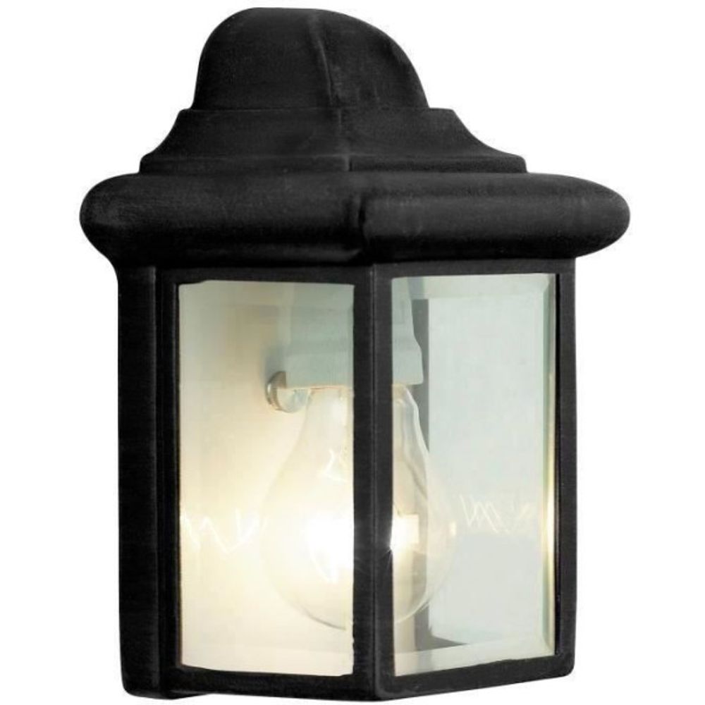 Applique extérieure nissie noir e27 1x40w