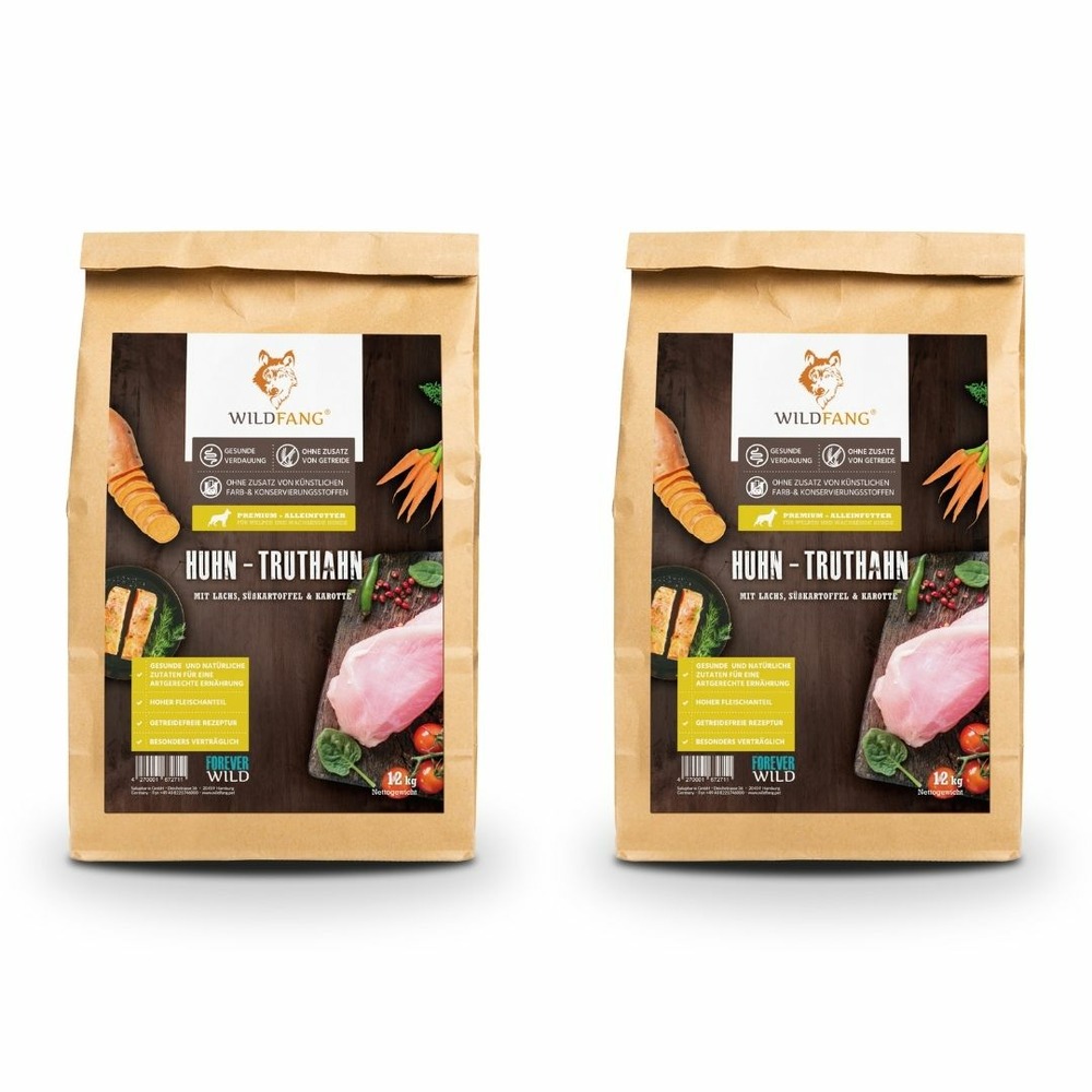 Wildfang - croquettes junior au poulet pour chiots - sans céréales