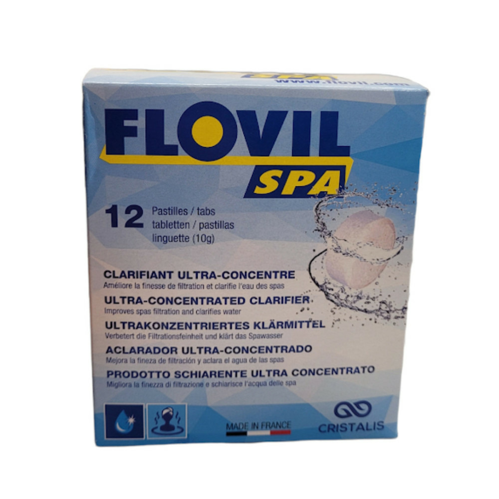 Clarifiant spas flovil optimise la finesse de filtration des filtres à cart