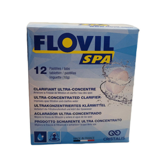 Clarifiant spas flovil optimise la finesse de filtration des filtres à cart