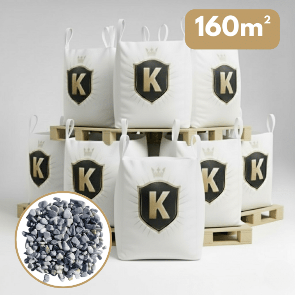 Galet gris bleu 15/25 mm – pack 8 big bag +/- 1,5t – 160 m²