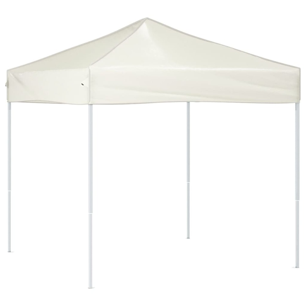 Tente de réception pliable crème 2x2 m