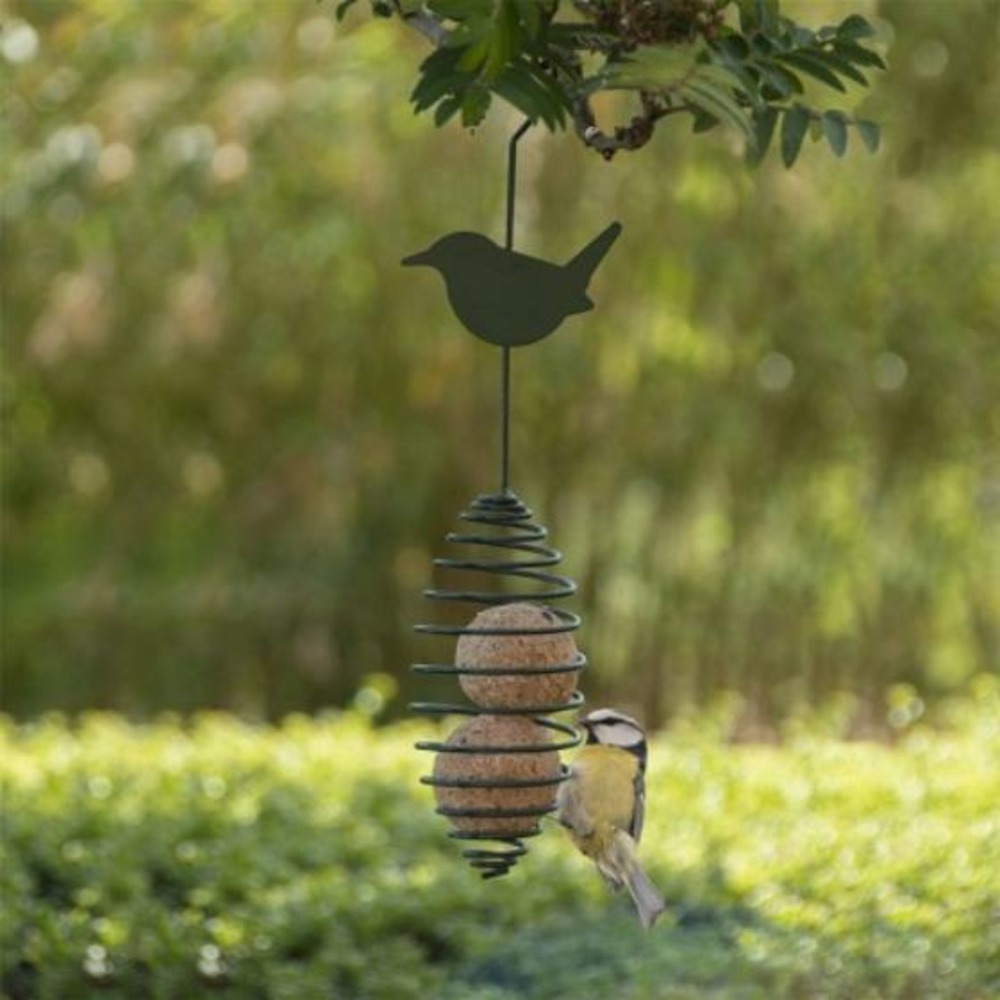 Mangeoire à suspendre spirale pour boule de graisse