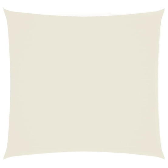 Voile de parasol tissu oxford carré 3x3 m crème