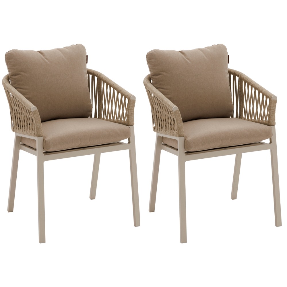 Lot de 2 fauteuils de jardin 