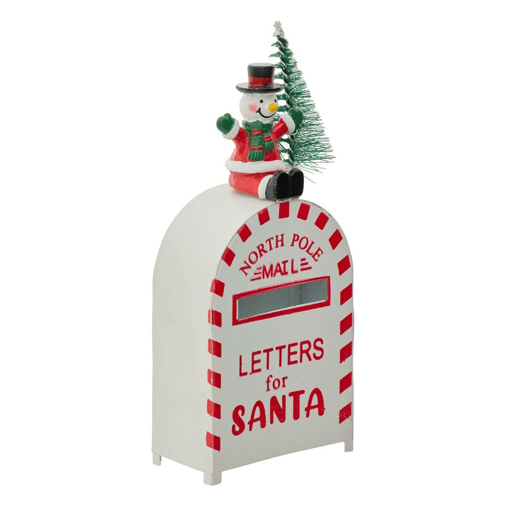 Boite lettre met deco h14 3ass