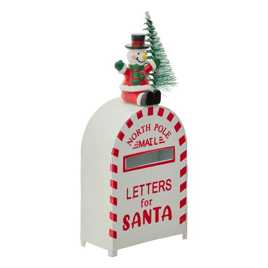 Boite lettre met deco h14 3ass