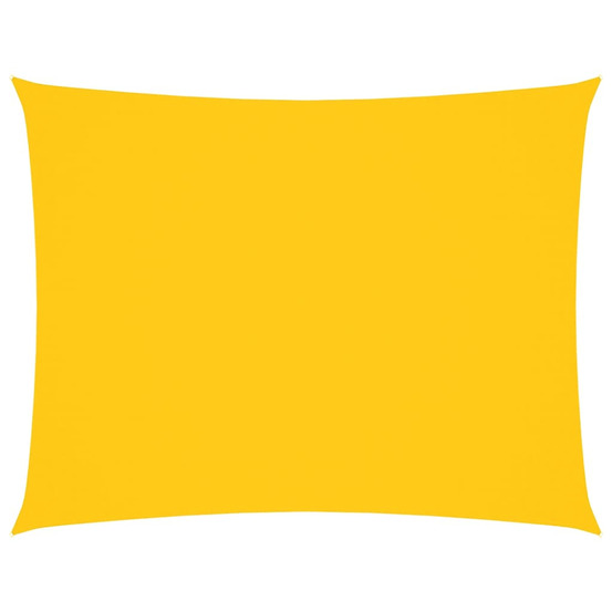Voile de parasol tissu oxford rectangulaire 5x7 m jaune