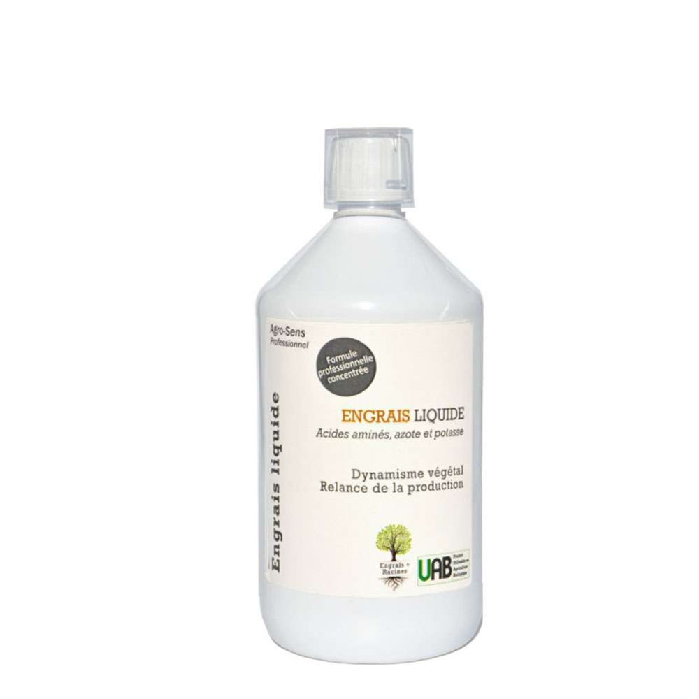 Engrais acides aminés, formule concentrée à diluer - agro sens - 500 ml (250 litres de préparation)