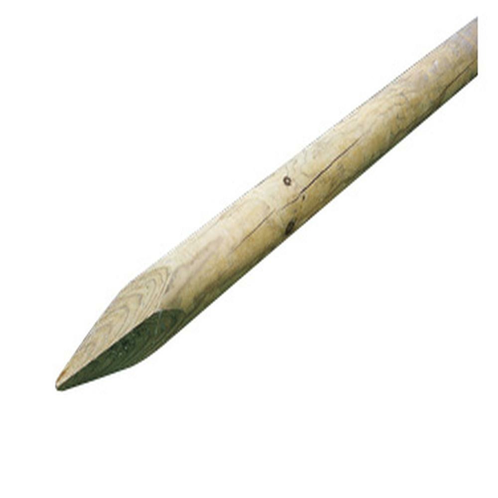 Piquet fraisé épointé à enfoncer droit, h.0.6 x l.2.5 m