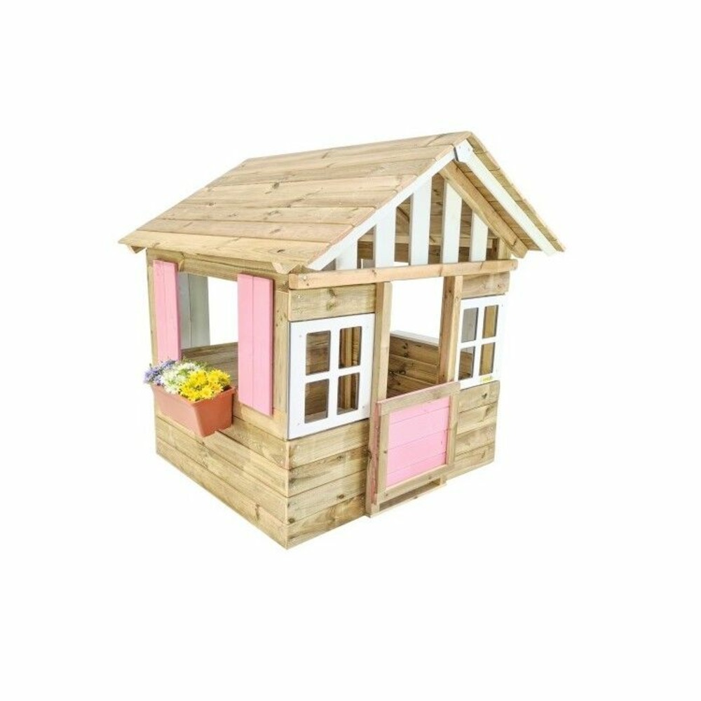 Maison d'enfant en bois masgames lollipop rose