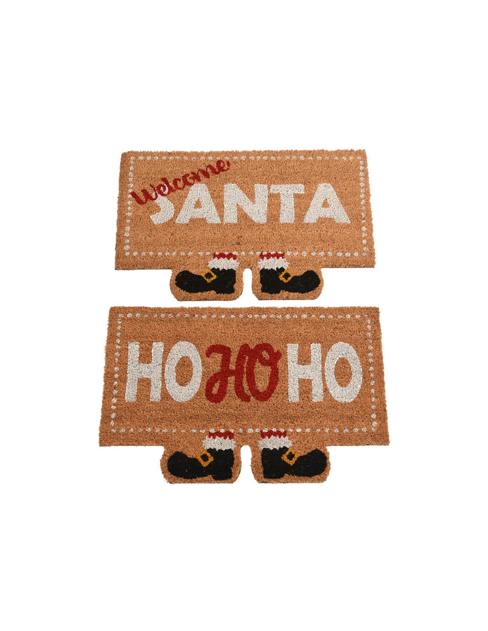 Paillasson père noël, 60x40x1,5cm, 2 modèles. Basics