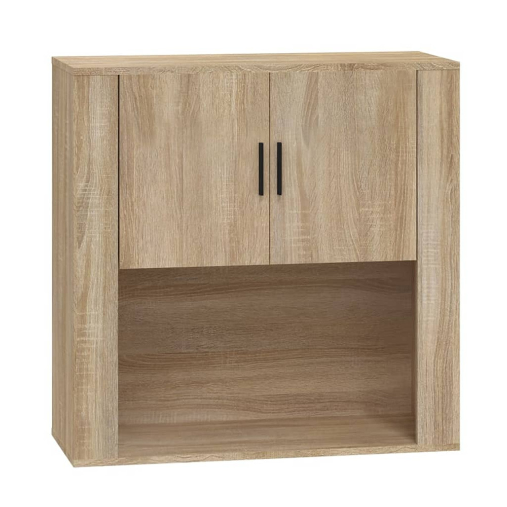 Armoire murale chêne sonoma 80x33x80 cm bois d'ingénierie