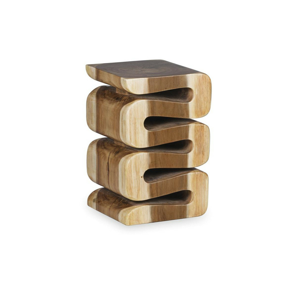 Tabouret bois marron - décoration d'autrefois